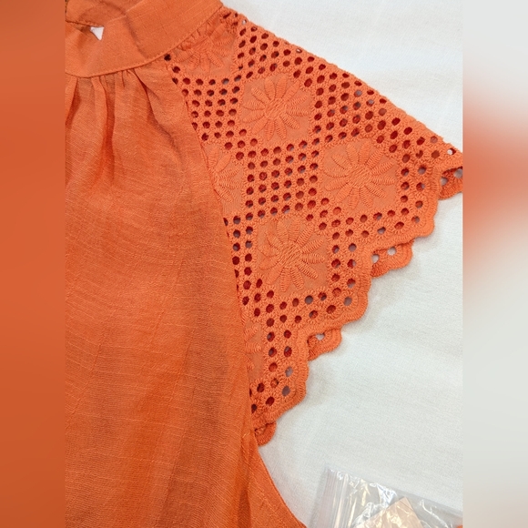 🆕 Nanette Lepore Flutter Sleeve Top (XS) - Picture 10 of 15